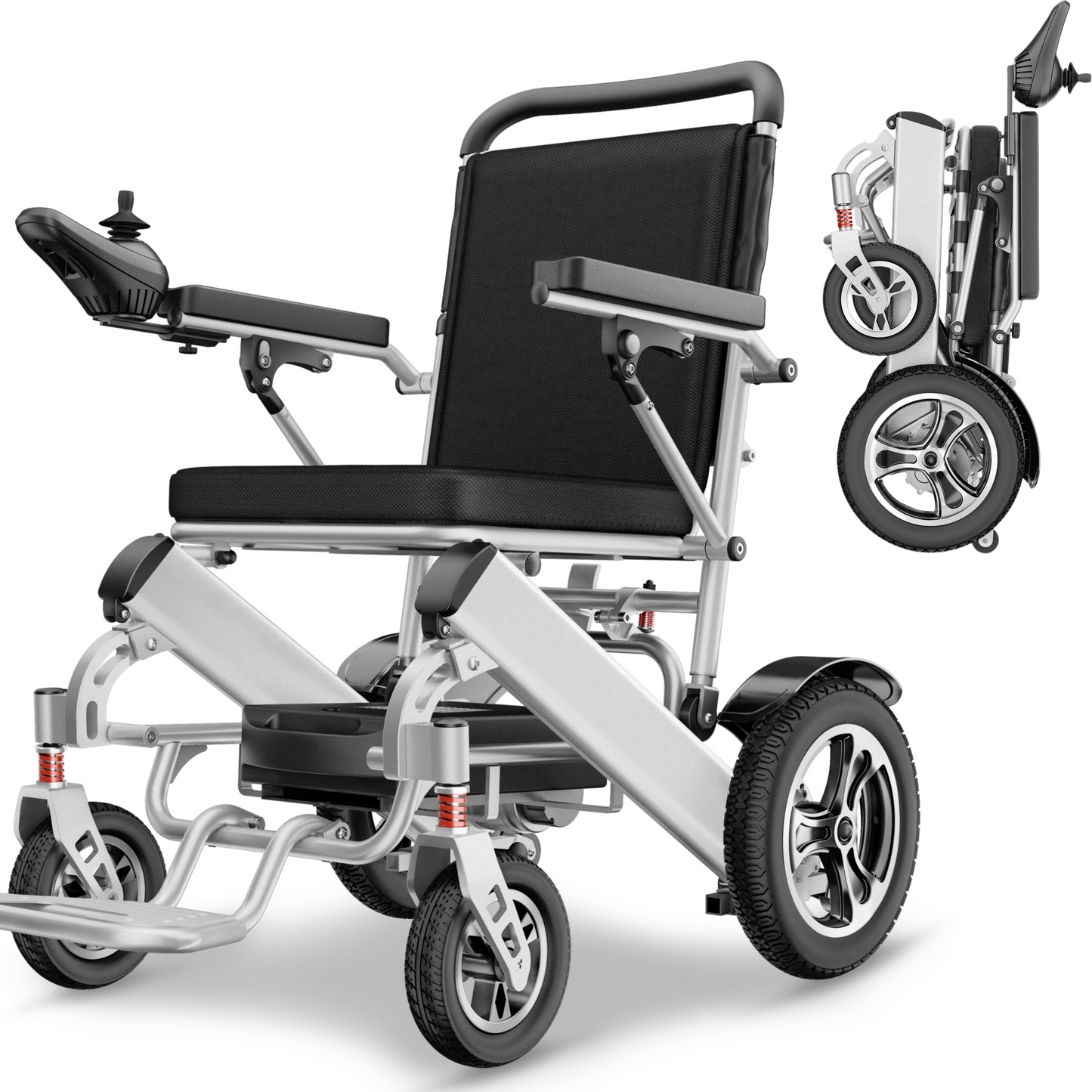 ByteTecpeak D03 Electric Wheelchair -20Ah Lithium Battery，30 km Range, 500W Motor