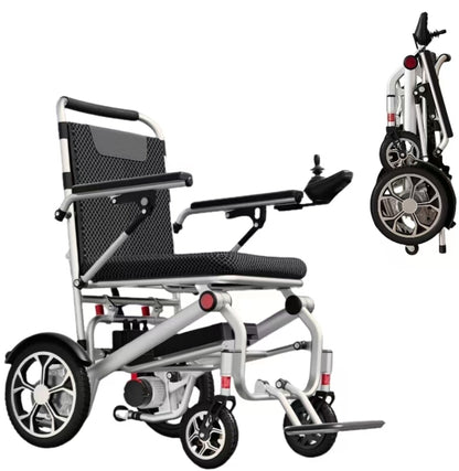 ByteTecpeak D06 Portable Electric Wheelchair - 12Ah Lithium Battery, 14.9 kg, 400 W Motor