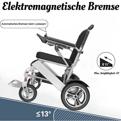 ByteTecpeak D03 Electric Wheelchair -20Ah Lithium Battery，30 km Range, 500W Motor