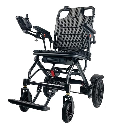 ByteTecpeak D04-Black folding electric wheelchair - 10Ah battery, 500W motor, 20 km range